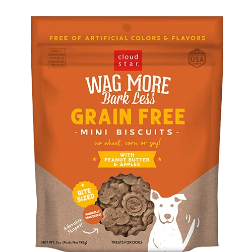 - Dog food recommendations for multi-dog householdsCloud Star Wag More Bark Less Itty Bitty Peanut Butter & Apple Biscuits 198g - Dog food recommendations for multi-dog householdsCloud Star Wag More Bark Less Itty Bitty Peanut Butter & Apple Biscuits 198g