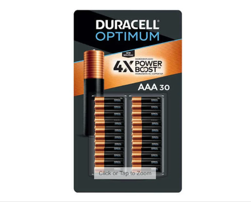 - Elderly dog ​​joint care mattressDuracell Optimum Power Boost AAA Batteries Pack of 30