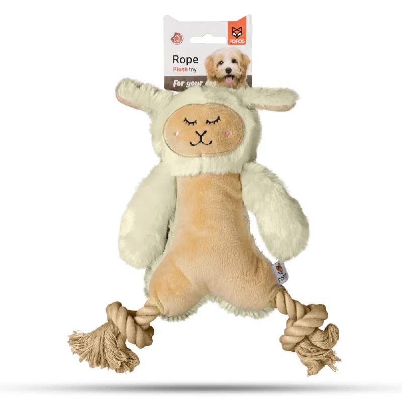 - Foldable and portable cat bagFofos Ropeleg Plush Sheep Toy for Dogs | For Medium Chewers (White) - Foldable and portable cat bagFofos Ropeleg Plush Sheep Toy for Dogs | For Medium Chewers (White)