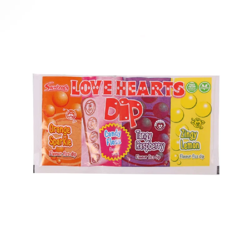 - Organic cotton dog bibsSWIZZELS LOVE HEARTS DIP 3-FLAVOUR 23 GM