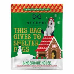 - Pet tear stain cleaning wipesGive Pet Dog Soft Baked Gingerbone 6oz