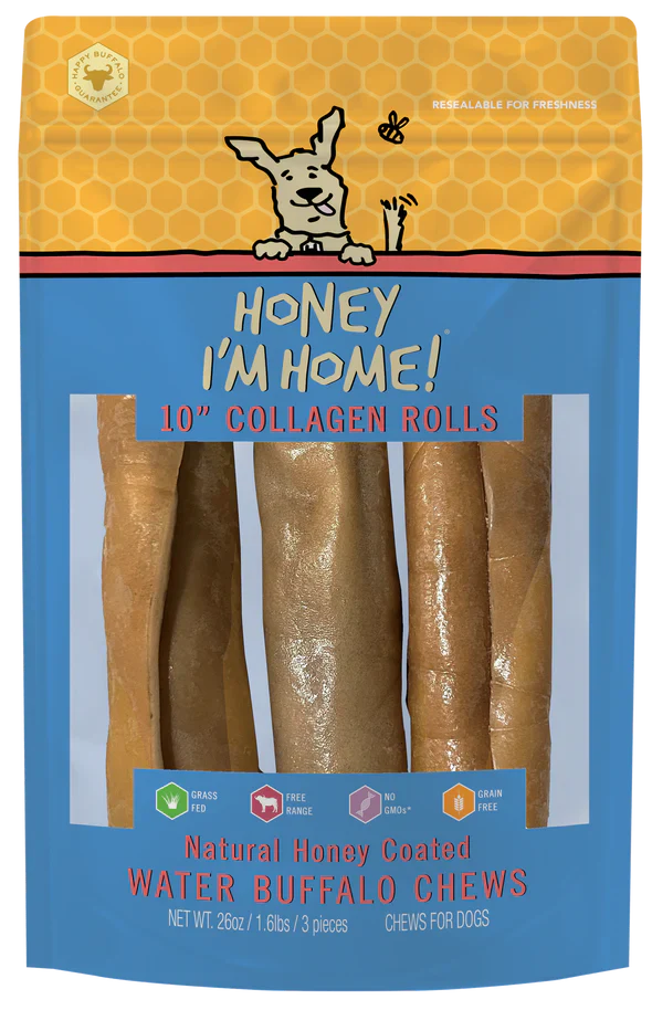 - Dog heart rate monitoring collarHoney I'm Home Buffalo Collagen Rolls Dog Treats