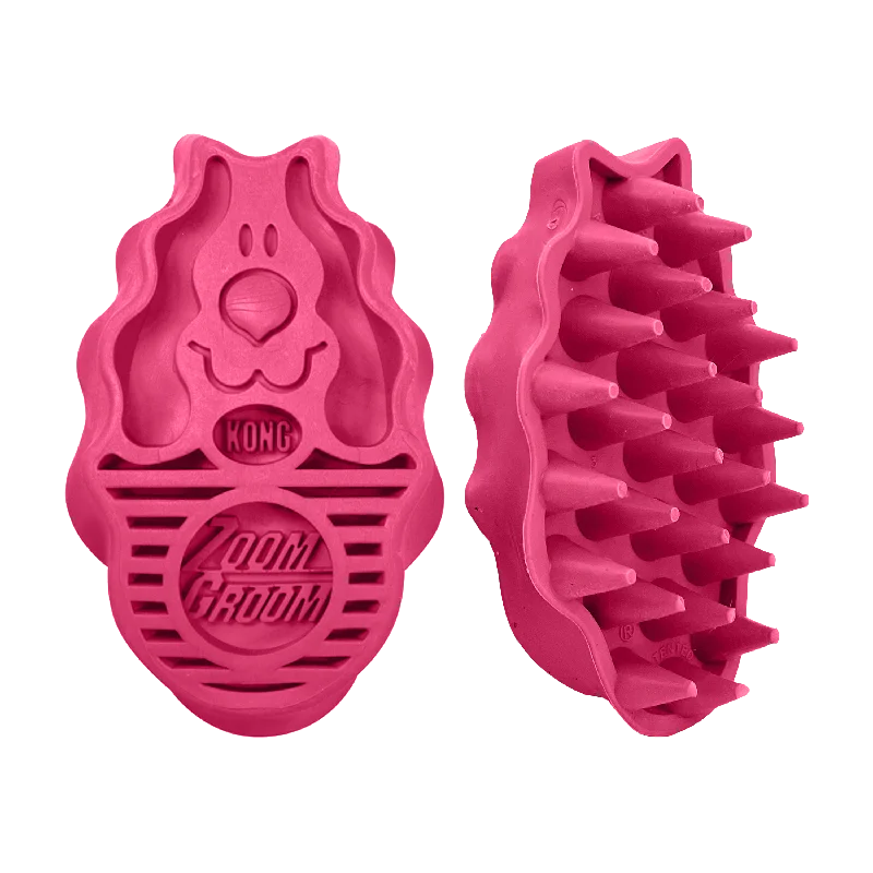 - Elderly dog ​​joint care mattressKONG ZoomGroom™ Raspberry Dog Grooming Brush