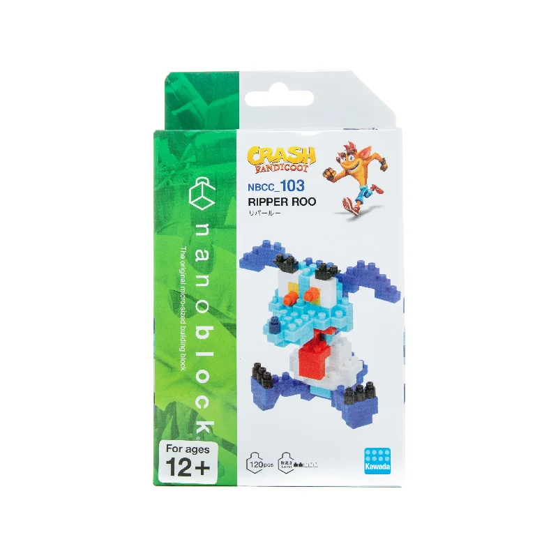 ---Kawada Crash Bandicoot Nanoblock Ripper Roo