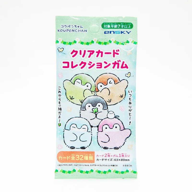 - Summer pet ice matEnsky Koupen-chan Clear Card Collection Gum