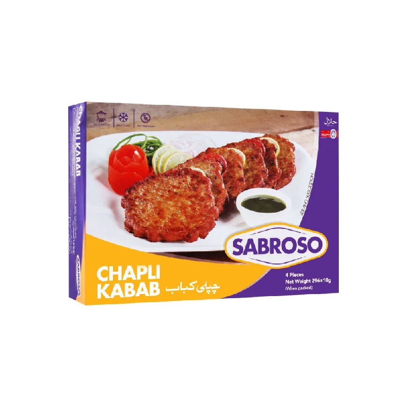 - Foldable and portable cat bagSABROSO CHAPLI KABAB 296 GM
