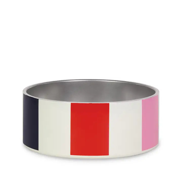 Pet Christmas clothesKate Spade Adventure Stripe Dog Bowl