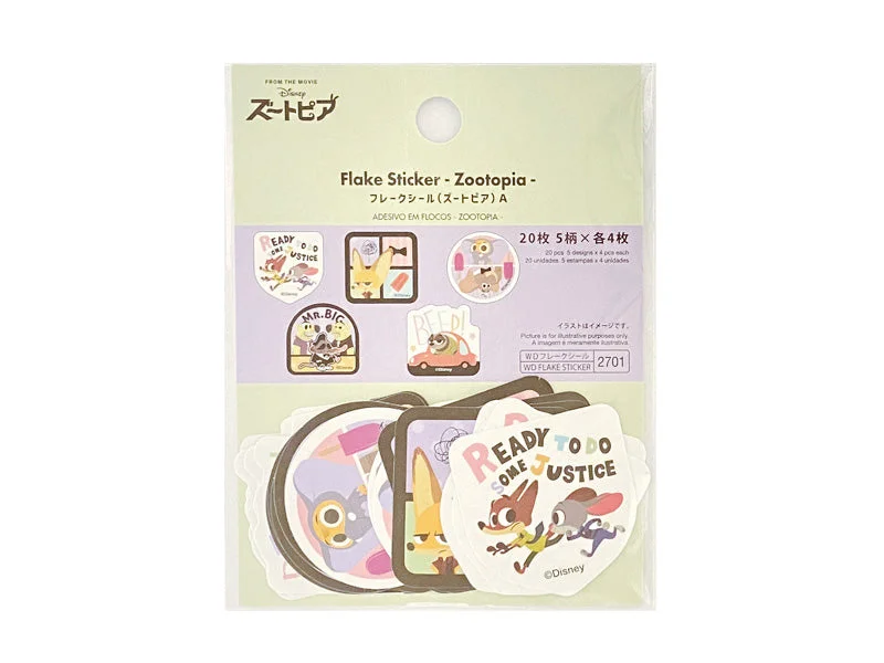 - Organic cotton dog bibsFlake Sticker Zootopia A