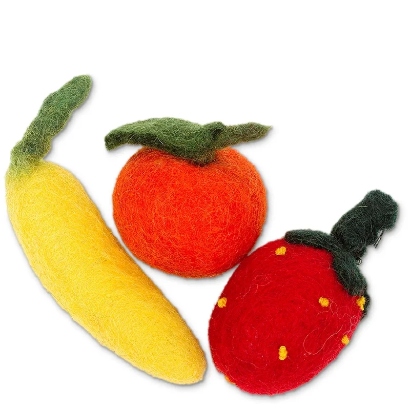 - Pet stroller can be taken on the planeDDKC Fruit Wool Cat Toy 3 Pack