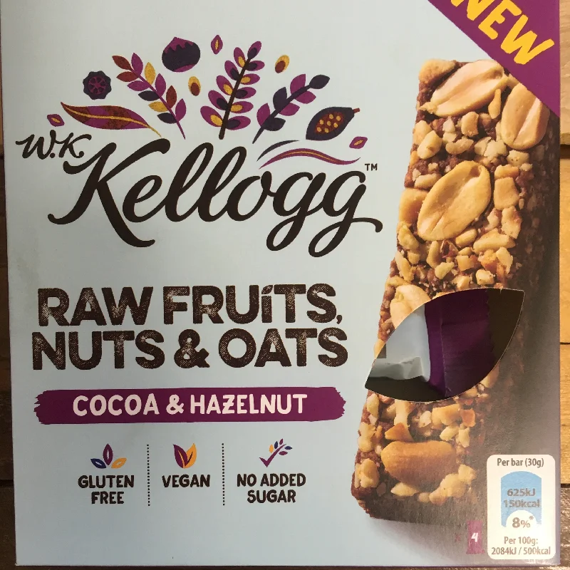 - Deodorizing cat litter tofu litter16x Kellogg's Raw Fruits, Nuts & Oats Bars, Cocoa & Hazelnut (4 Packs of 4x30g)