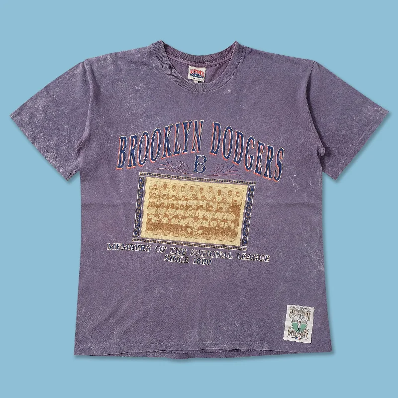 ---Vintage Nutmeg Brooklyn Dodgers T-Shirt Large