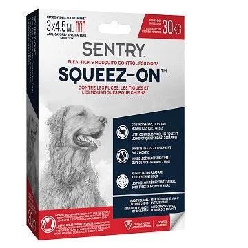 - Parrot climbing and standing wooden frameSqueez-On Flea, Tick & Mosquito Control, For Dogs (over 30 kg)