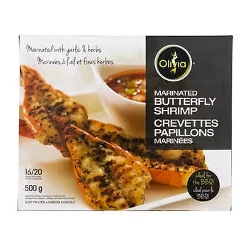 - Pet vitamin complex nutrition tabletsOlivia Frozen Marinated Butterfly Shrimp 500 g
