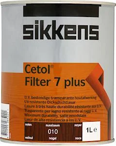 - Air box TSA certified check-inSikkens 1L Cetol Filter 7-Plus Translucent Woodstain Walnut - Air box TSA certified check-inSikkens 1L Cetol Filter 7-Plus Translucent Woodstain Walnut