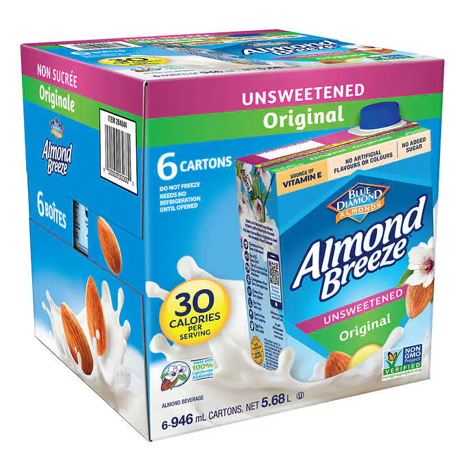 - ​​Pet toys under    yuanAlmond Breeze Unsweetened Original Almond Milk