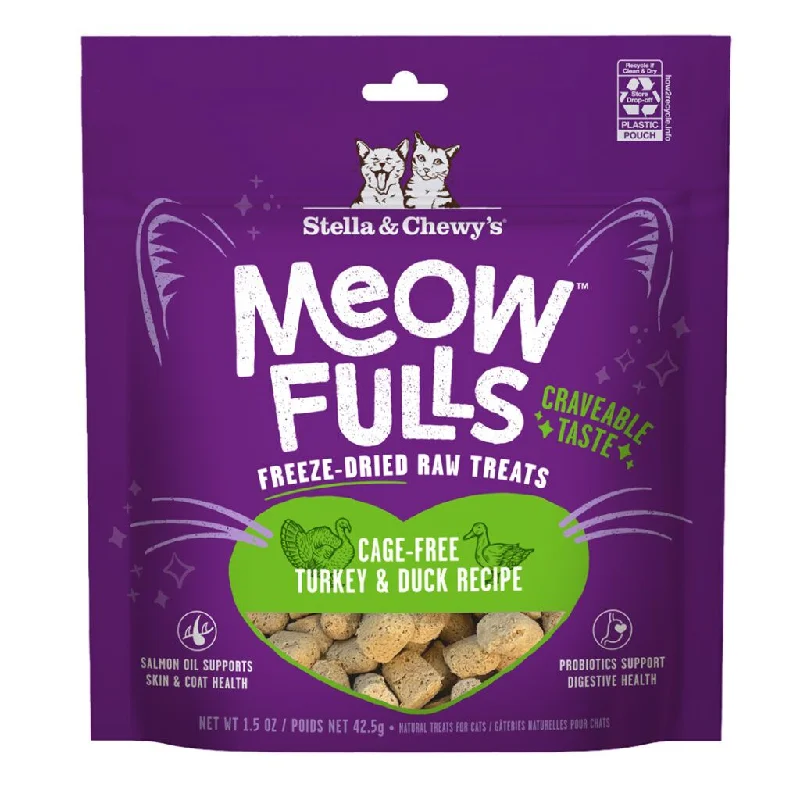 - Degradable pet feces bagStella & Chewy's Meowfulls Turkey & Duck Cat Treats
