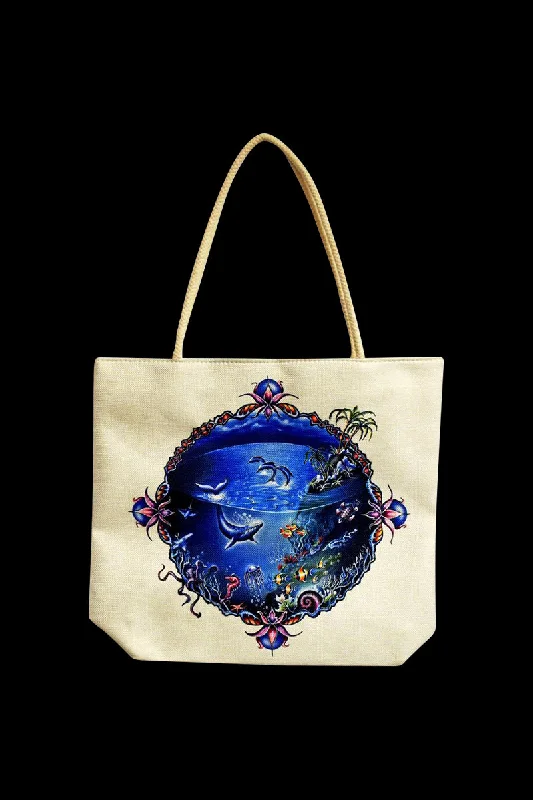 - Hamster silent running wheel to prevent chewingJute "Sea Life" Tote Bag With Rope Handles - Hamster silent running wheel to prevent chewingJute "Sea Life" Tote Bag With Rope Handles