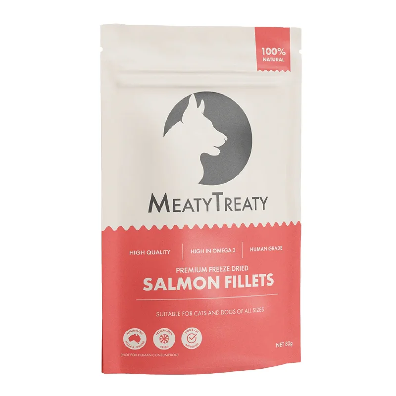 - Wholesale cat food prices Meaty Treaty Freeze Dried Salmon Fillets Dog & Cat Treats 80g - Wholesale cat food prices Meaty Treaty Freeze Dried Salmon Fillets Dog & Cat Treats 80g