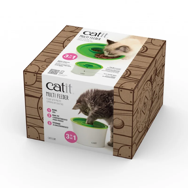    - Hypoallergenic cat food  Catit 2.0 Senses Multi Feeder 3 in 1