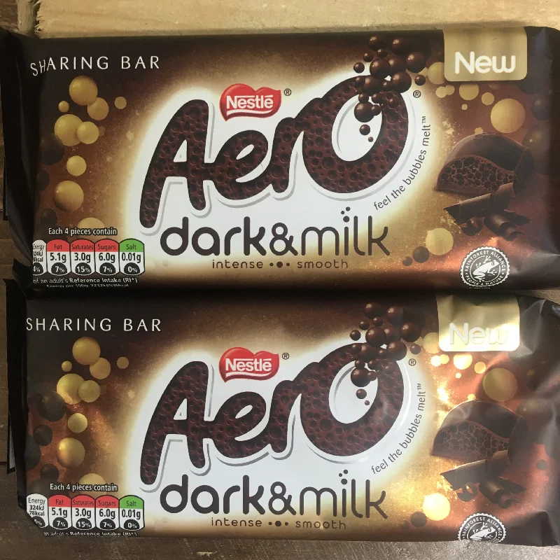 - Hamster silent running wheel to prevent chewing3x AERO Dark & Milk Chocolate Giant Blocks (3x90g)