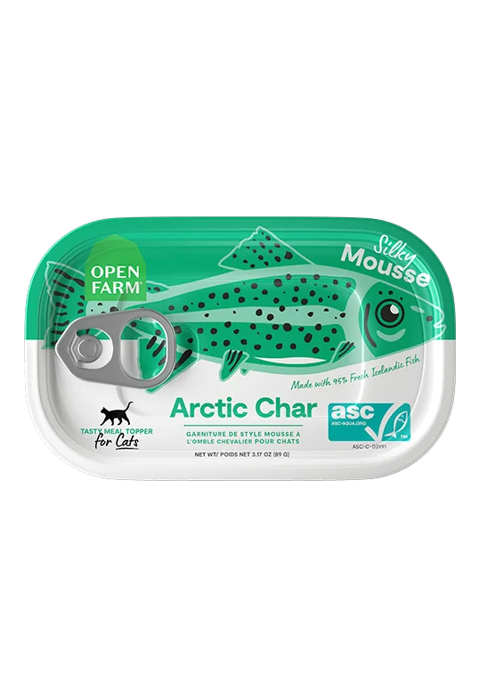 -Splash-proof food bowl AND Anti-choking slow food bowlOpen Farm Arctic Char Topper for Cats -Splash-proof food bowl AND Anti-choking slow food bowlOpen Farm Arctic Char Topper for Cats