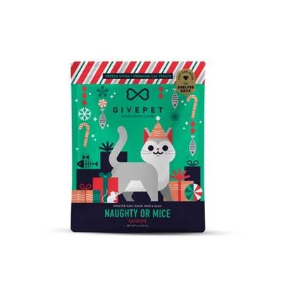 Pet ProductsGive Pet Holiday Cat Treats Naughty or Mice 1oz