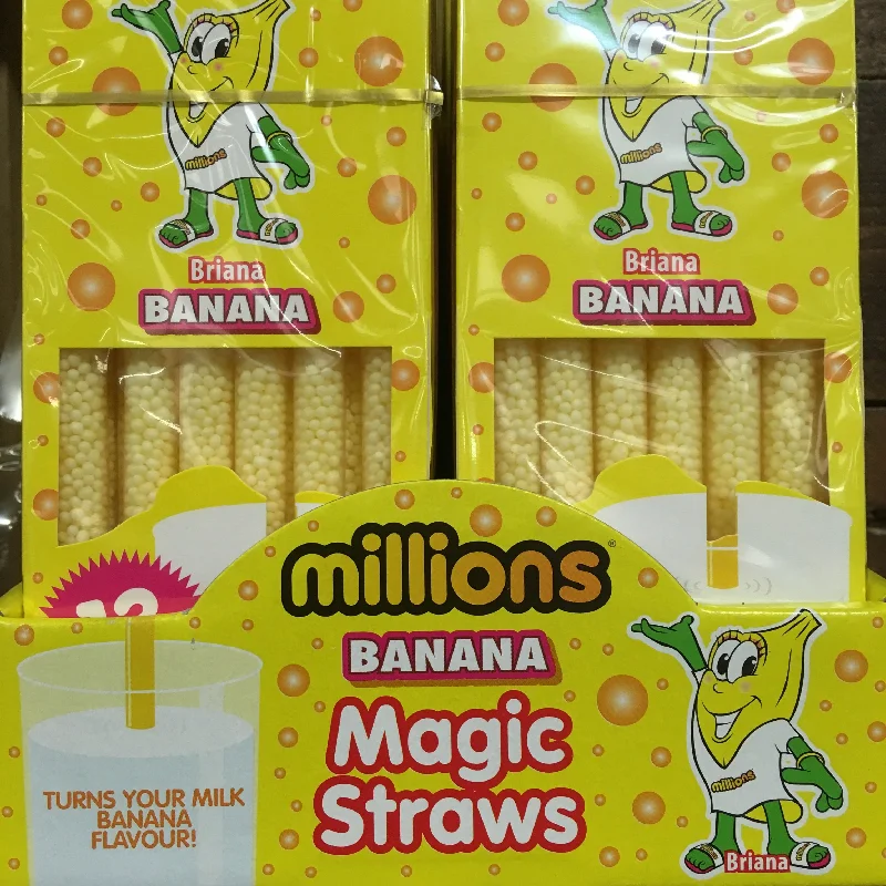 - Rabbit grass rack to prevent waste food box30x Millions Magic Straws Banana Flavour (3 Packs of 10 Straws)
