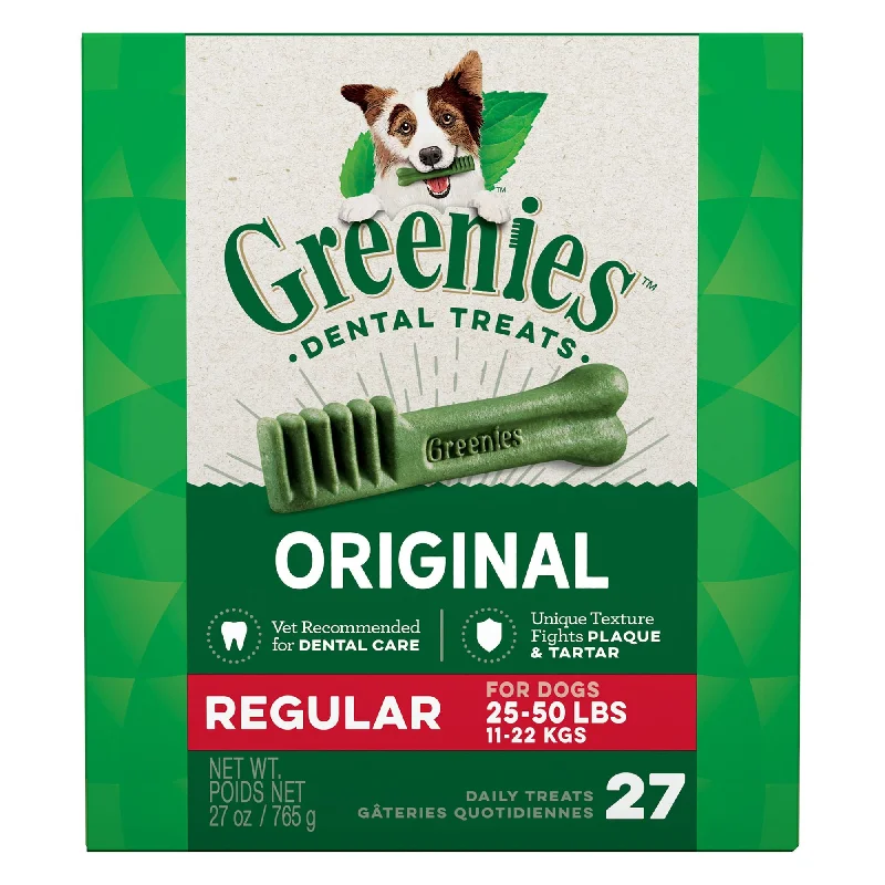 - The effect of dog food on dental healthGreenies Regular Dental Dog Treats 27oz
