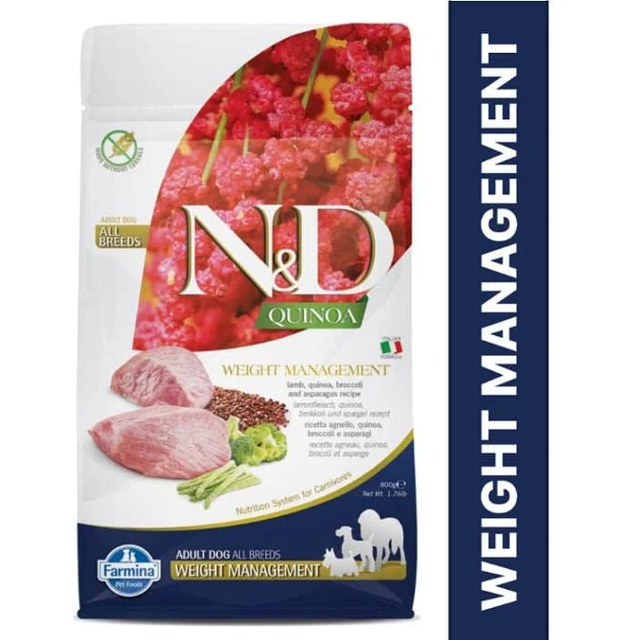 - Summer pet ice matFarmina N&D Quinoa Weight Management Grain Free Adult Dog Dry Food (100g)