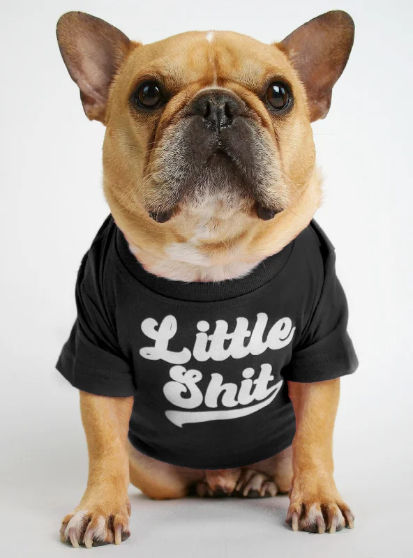 Pet winter warm clothesLittle Shit Dog Tee