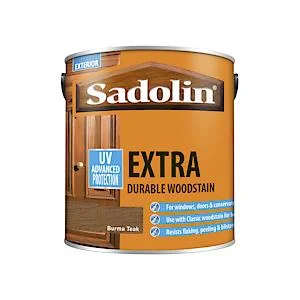- Postoperative pet anti-licking Elizabethan collarSadolin Extra Durable Woodstain 2.5Lt - Burma Teak