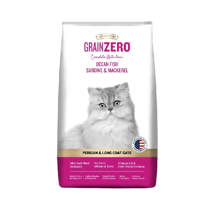 - Summer pet ice matSignature Grain Zero Ocean Fish, Sardine and Mackerel Long Coat & Persian Adult Cat Dry Food - Summer pet ice matSignature Grain Zero Ocean Fish, Sardine and Mackerel Long Coat & Persian Adult Cat Dry Food