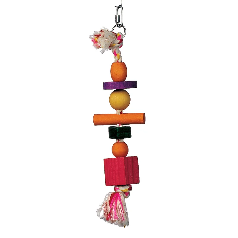 - Automatic induction pet water dispenserJunglewood Bird Toy - Rope with 3 Beads - 2 Blocks - 1 Cylinder & 1 Peg