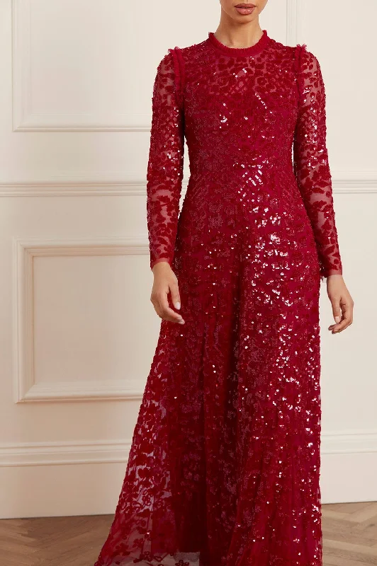 Aurelia Long Sleeve Gown