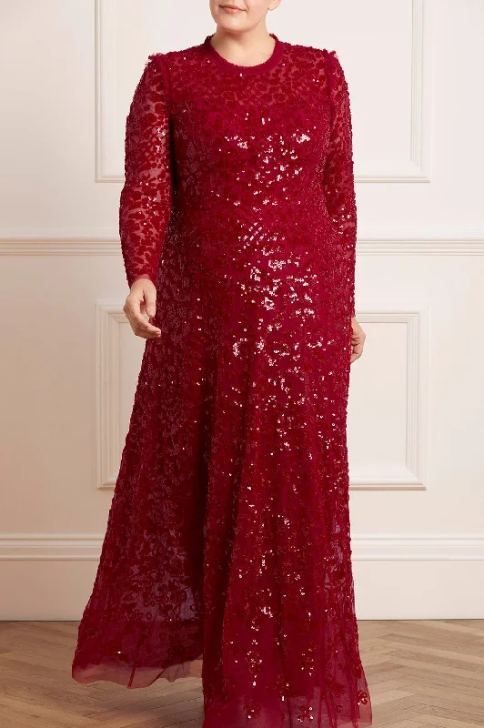 Aurelia Long Sleeve Gown