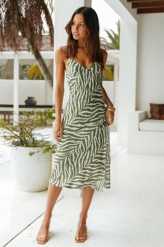 Eyes Wide Open Midi Dress