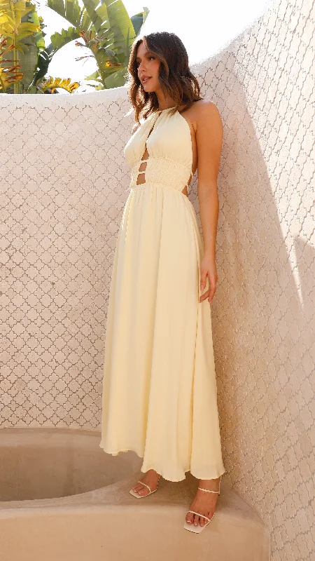 Ivy Maxi Dress - Yellow