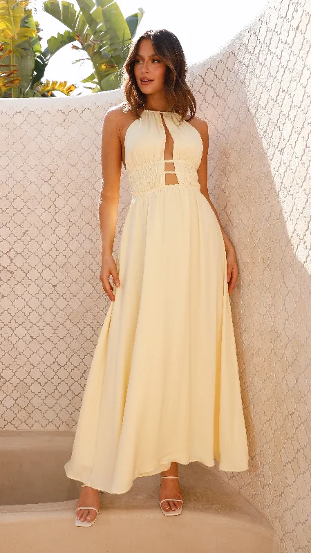 Ivy Maxi Dress - Yellow