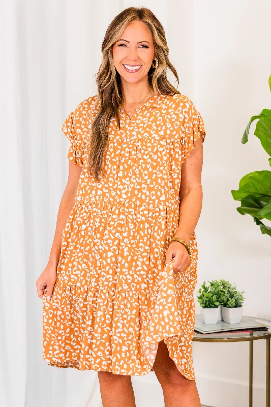 Hope On The Horizon Dress, Orange