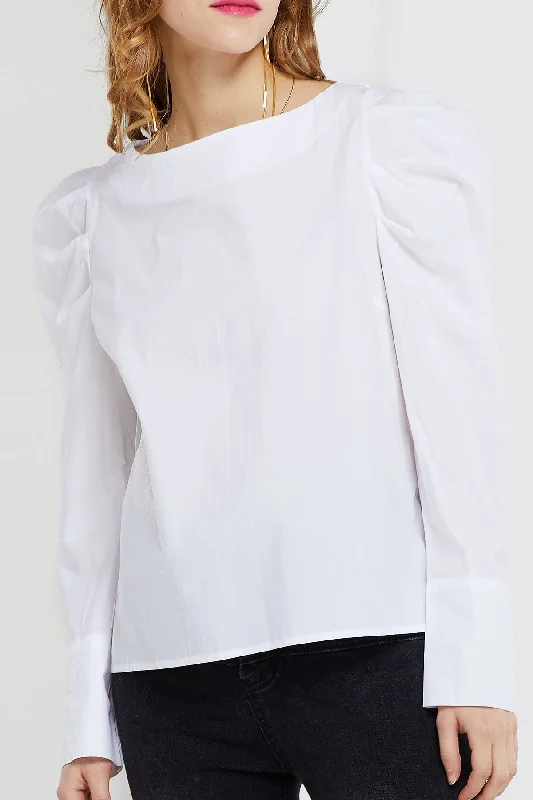 Laurensia Puffed Sleeves Blouse