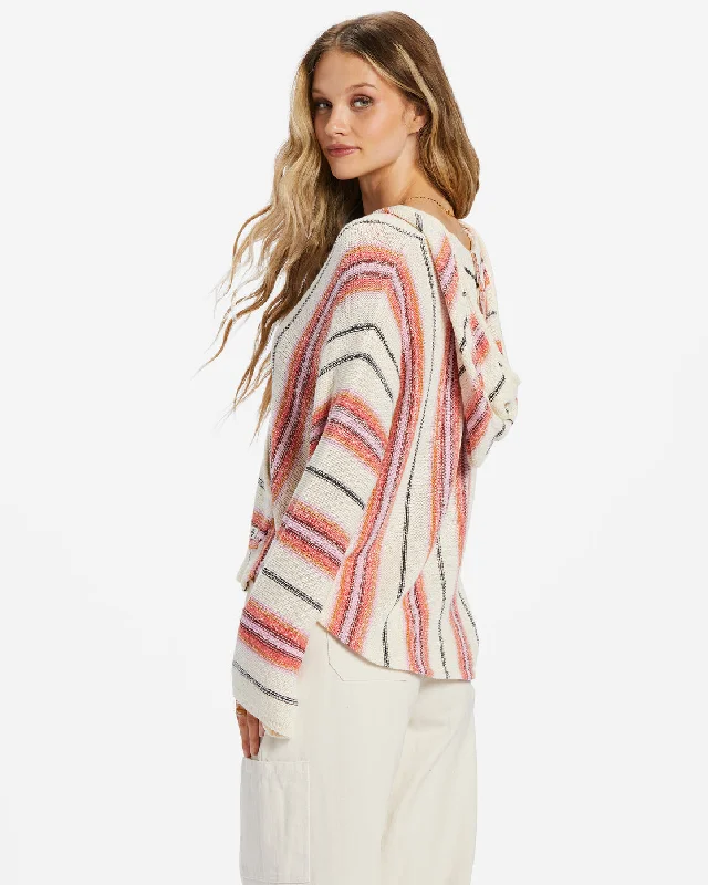 Baja Beach Hooded Sweater - Red Rock