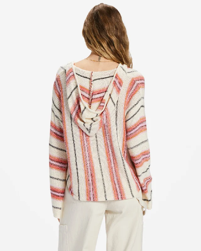 Baja Beach Hooded Sweater - Red Rock