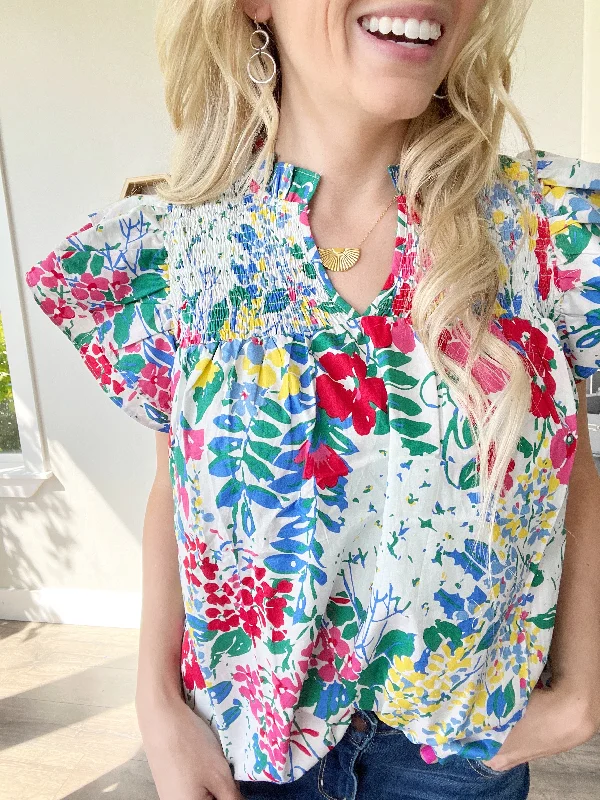 Floral Impressions Blouse