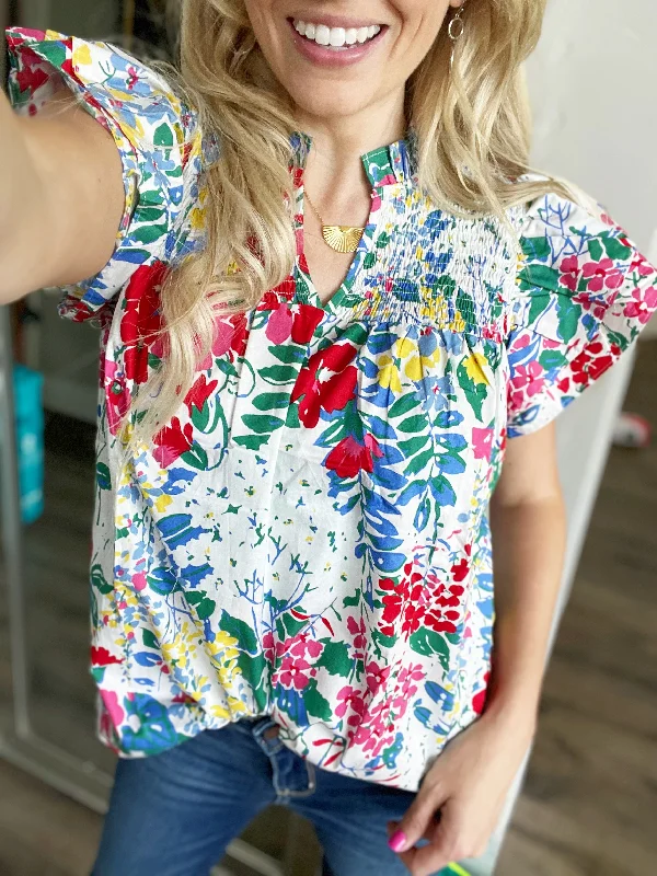 Floral Impressions Blouse