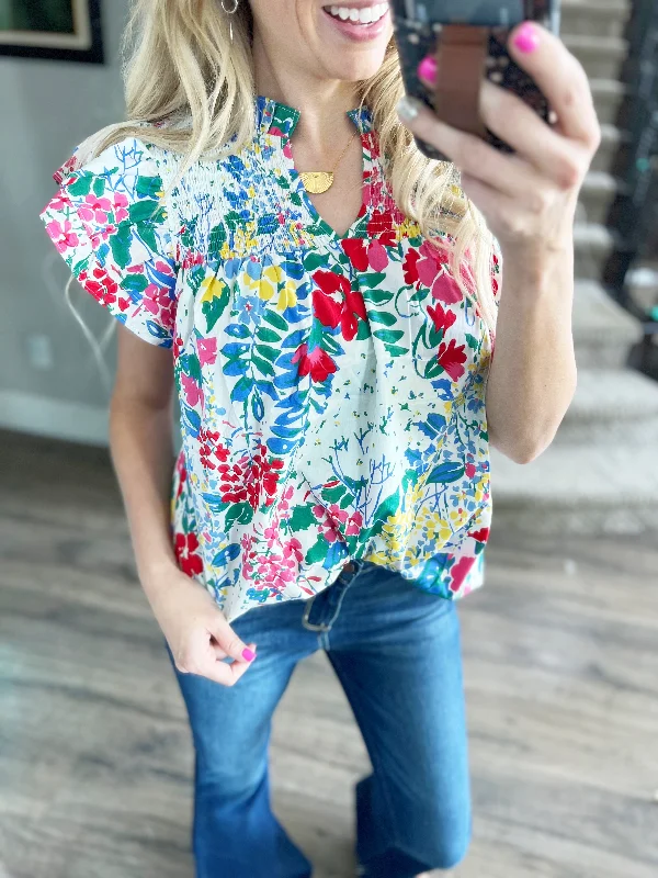 Floral Impressions Blouse