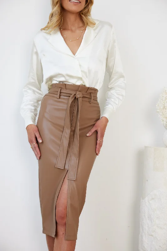 Gaelle Skirt - Mocha