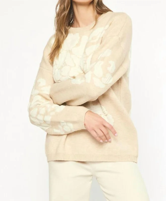 Lainey Sweater In Oatmeal