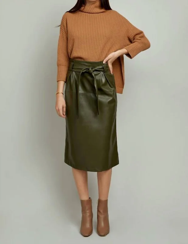 Paola Skirt In Military