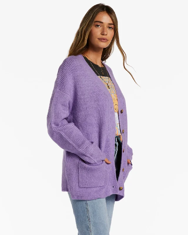 So Chill Cardigan - Lilac Breeze