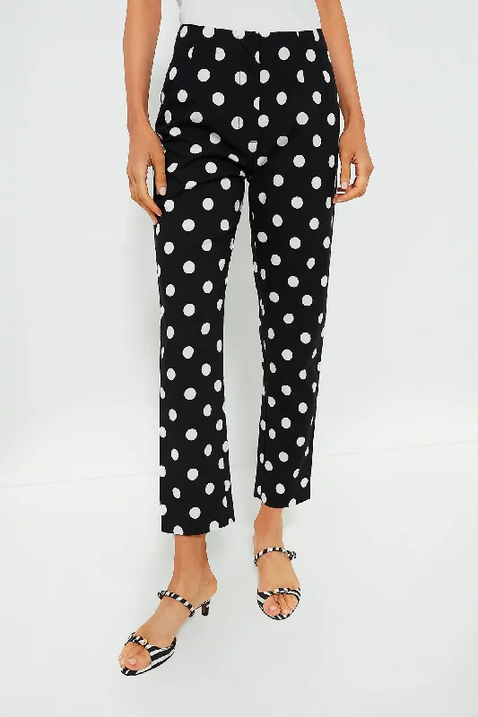 Black Polka Dot Elodie Pants